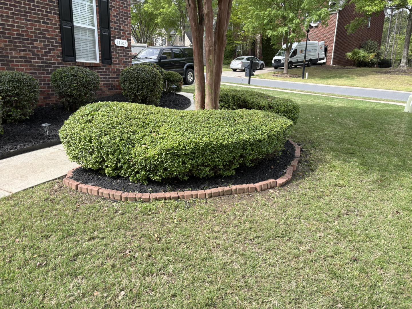 Landscaping work sample